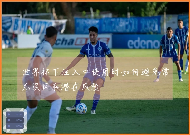 世界杯下注入口使用时如何避免常见误区和潜在风险