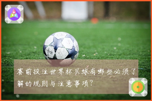赛前投注世界杯买球有哪些必须了解的规则与注意事项？