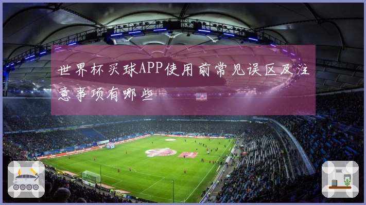 世界杯买球APP使用前常见误区及注意事项有哪些